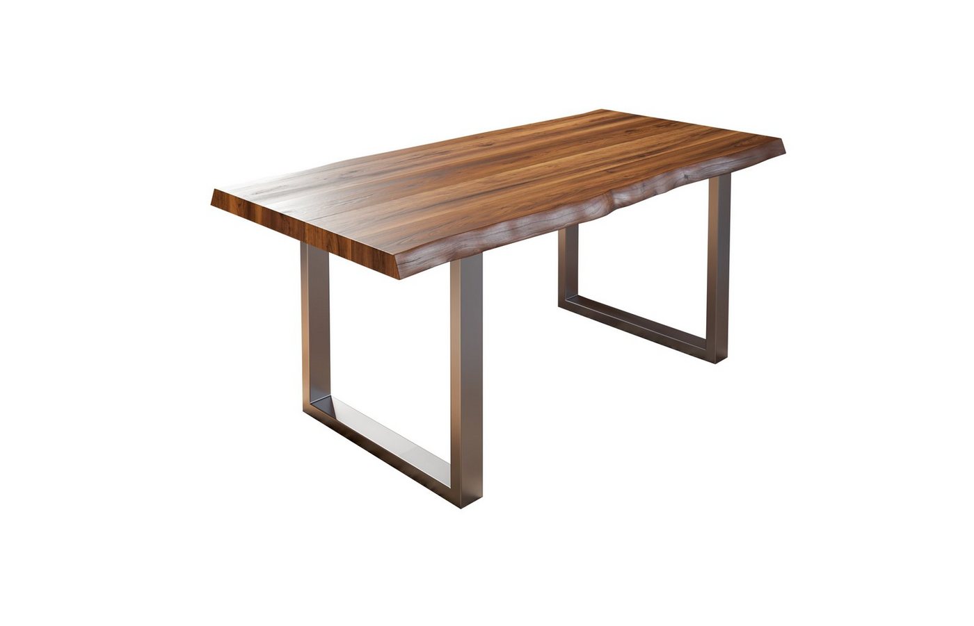 SAM® Baumkantentisch Ute, Akazienholz, Baumkante, Metallgestell U-Form, bis 3 Meter von SAM®