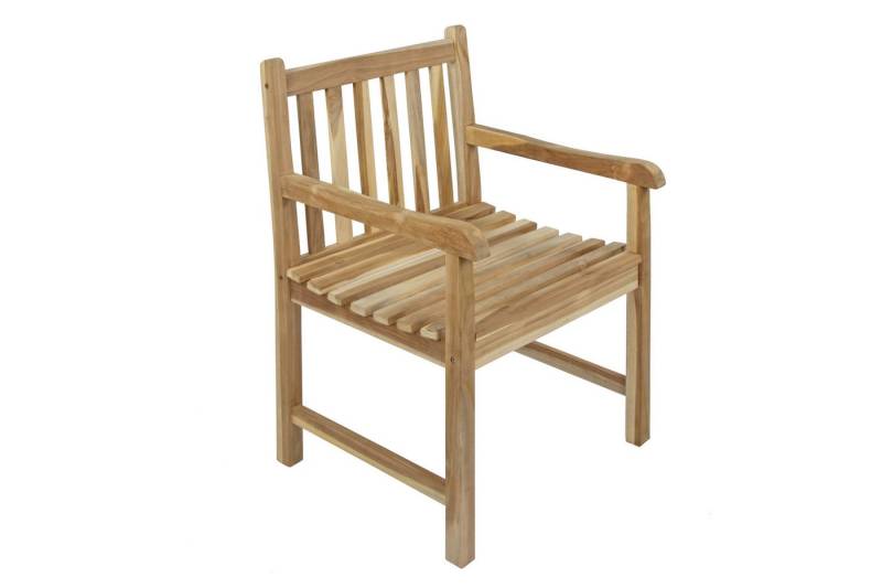 SAM® Gartenstuhl Cuno, aus Teak-Holz, sehr bequem mit natürlicher Maserung von SAM®