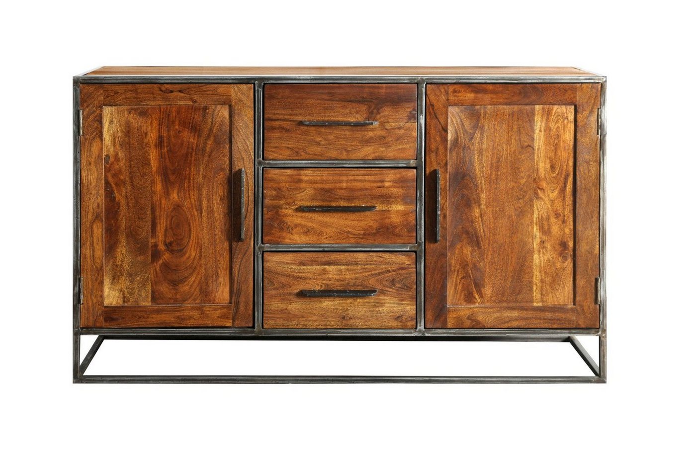 SAM® Sideboard Chrisopetro, Sideboard, Akazienholz, mit 3 Schubladen und 2 Türen, viel Stauraum von SAM®