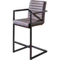 Barstuhl Barhocker mit Armlehnen Freischwinger Wildlederoptik PARZIVO Barstuhl Barhocker mit Armlehnen Freischwinger Wildlederoptik PARZIVO von SAM OUTILLAGE