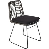 Sam Outillage - Esszimmerstuhl Rattanstuhl Farbe anthrazit inkl. Sitzkissen kairo Sam Outillage - Esszimmerstuhl Rattanstuhl Farbe anthrazit inkl. Sitzkissen kairo von SAM OUTILLAGE