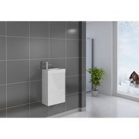 Sam Outillage - Gäste-WC Waschbecken 40 x 22 cm weiß Vega von SAM OUTILLAGE