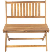 Gartenbank Akazie 80 cm Sitzbank klappbar skara von SAM OUTILLAGE