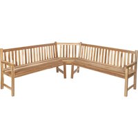 Gartenbank Eckbank 210 x 210 cm Teak-Holz felia Gartenbank Eckbank 210 x 210 cm Teak-Holz felia von SAM OUTILLAGE