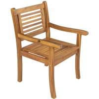 Gartensessel Armlehnstuhl aus Akazienholz coruna von SAM OUTILLAGE