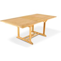 Gartentisch rechteckig ausziehbar Teakholz 180 - 240 cm kuba von SAM OUTILLAGE