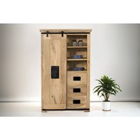 Highboard Vitrine Akazie massiv 90 x 45 x 150 cm naturfarben LIBRO Highboard Vitrine Akazie massiv 90 x 45 x 150 cm naturfarben LIBRO von SAM OUTILLAGE