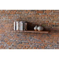 Sam Outillage - Baumkanten Wandregal Akazienholz 120 cm nussbaumfarben suva von SAM OUTILLAGE