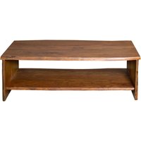 Sam Outillage - Couchtisch mit Ablage Akazie massiv 120 x 60 x 40 cm nussbaumfarben dahlia von SAM OUTILLAGE