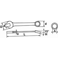 Ringschlüssel 11 mm sam - 50A11 von SAM OUTILLAGE