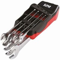 Sam Outillage - Satz von 8 Ringmaulschlüsseln 8 bis 19 mm auf Rack sam - 50NJ8 von SAM OUTILLAGE