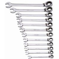 Satz von 12 ringschlüsseln mit ratsche 8 bis 19 mm Sam Outillage 50CJ12 von SAM OUTILLAGE