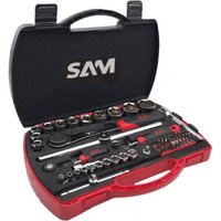 Steckschlüsselsatz und Zubehör 1/4 1/2 Sam Outillage 75-SHR60 von SAM OUTILLAGE