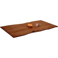 Tischplatte Baumkante Akazie Nussbaum 240 x 100 cm noah von SAM OUTILLAGE