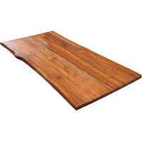 Tischplatte Baumkante Akazie cognac 140 x 80 cm IMKA von SAM OUTILLAGE