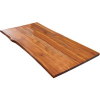 Tischplatte Baumkante Akazie cognac 180 x 90 cm imka von SAM OUTILLAGE