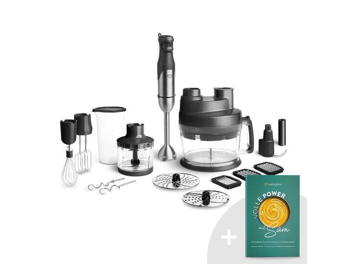 B-Ware Springlane Sam Stabmixer Pürierstab Häcksler Küchenmaschine Handmixer Mixer Hand von SAM-Stil-Art-Möbel