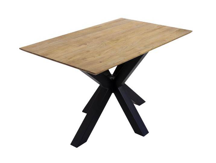 Esstisch 120x80cm Akazie massiv eichenfarben schweizer Kante Spider-Gestell schwarz DEAN Esstisch 120x80cm Akazie massiv eichenfarben schweizer Kante Spider-Gestell schwarz DEAN von Möbelliebling