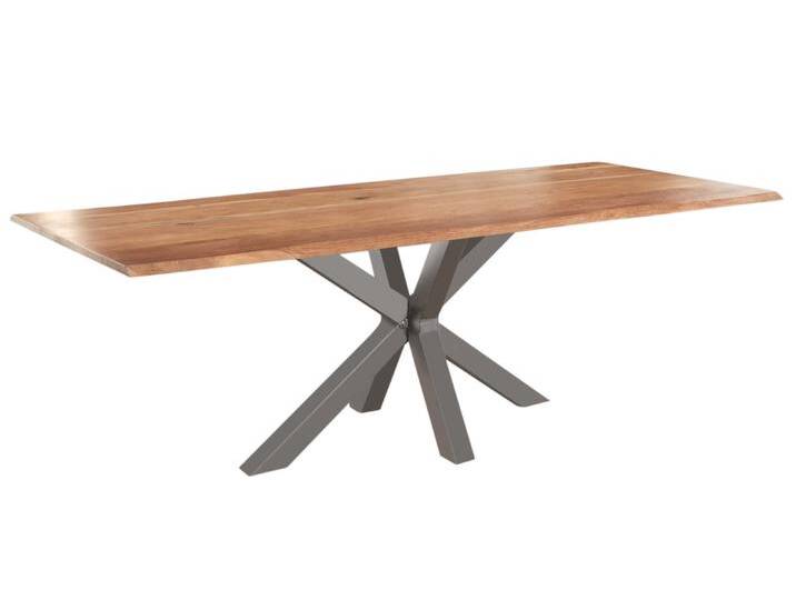 Esstisch Baumkante massiv Akazie natur 300 x 100 silber SPYRO Esstisch Baumkante massiv Akazie natur 300 x 100 silber SPYRO von Möbelliebling