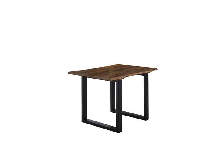 Esstisch Baumkante massiv Akazie nussbaum 120 x 80 schwarz U-Gestell LUBIN Esstisch Baumkante massiv Akazie nussbaum 120 x 80 schwarz U-Gestell LUBIN von Möbelliebling