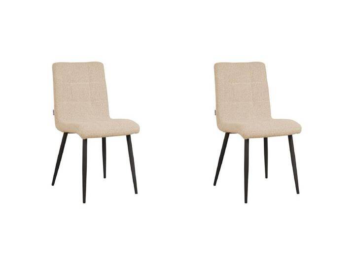 Esszimmerstuhl Sam 57x45x86 cm - Sand - Stoff - 2er-Set von SAM-Stil-Art-Möbel