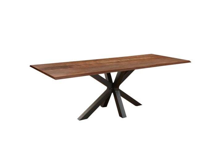 SAM ESSTISCH, Braun, Holz, Echtholz,Akazie, Rechteckig,Quadratisch, Sternfuß, 300x76x100 cm, Esszimmer, Tische, Esstische von SAM-Stil-Art-Möbel
