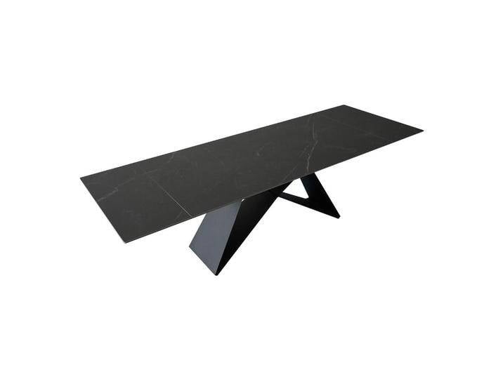 SAM ESSTISCH, Schwarz, Keramik, Quadratisch, 180x76x90 cm, Esszimmer, Tische, Esstische von SAM-Stil-Art-Möbel