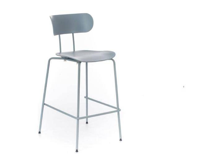 Sam - Blauer Polypropylen-Hocker - 4er-Set Sam - Blauer Polypropylen-Hocker - 4er-Set von SAM-Stil-Art-Möbel