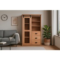 Highboard 100 x 45 x 175 cm Akazienholz massiv naturfarben ohne Baumkante lian 4 Highboard 100 x 45 x 175 cm Akazienholz massiv naturfarben ohne Baumkante lian 4 von SAM