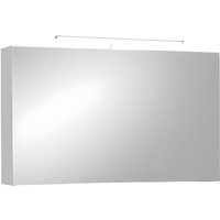 SAM - Badmöbel Spiegelschrank 110 cm Deluxe Hochglanz weiß lugano von SAM