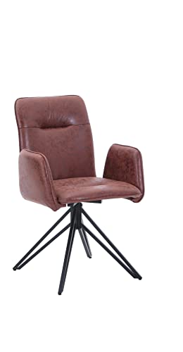 SAM Drehstuhl Cebu, 180 Grad drehbar, Stoffbezug Wildleder-Optik, Esszimmerstuhl/Armlehnstuhl mit Metallgestell schwarz SAM Drehstuhl Cebu, 180 Grad drehbar, Stoffbezug Wildleder-Optik, Esszimmerstuhl/Armlehnstuhl mit Metallgestell schwarz von SAM