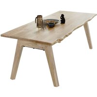 SAM - Esstisch Baumkante massiv Akazie natur 160 x 85 A-Holzgestell naturfarben nele von SAM