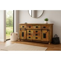 SAM - Sideboard Kommode Mango massiv vielfarbig 200 x 90 x 45 cm libro SAM - Sideboard Kommode Mango massiv vielfarbig 200 x 90 x 45 cm libro von SAM