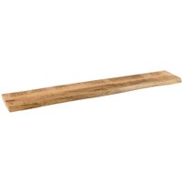 SAM - Steckboard mit Baumkante Wandregal Mango rough lackiert 120 x 20 Amanda von SAM