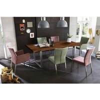 Sam Outillage - sit 07103-85-Z Esstisch Baumkante massiv Akazie nussbaum 200 x 100 silber Sam Outillage - sit 07103-85-Z Esstisch Baumkante massiv Akazie nussbaum 200 x 100 silber von SAM OUTILLAGE