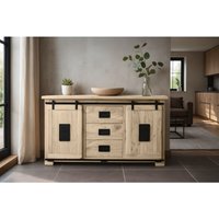 Sideboard Kommode Akazie massiv 150 x 45 x 80 cm eiche LIBRO Sideboard Kommode Akazie massiv 150 x 45 x 80 cm eiche LIBRO von SAM