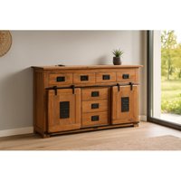 Sideboard Kommode Akazienholz massiv nussbaumfarben 150 x 90 x 45 cm libro Sideboard Kommode Akazienholz massiv nussbaumfarben 150 x 90 x 45 cm libro von SAM