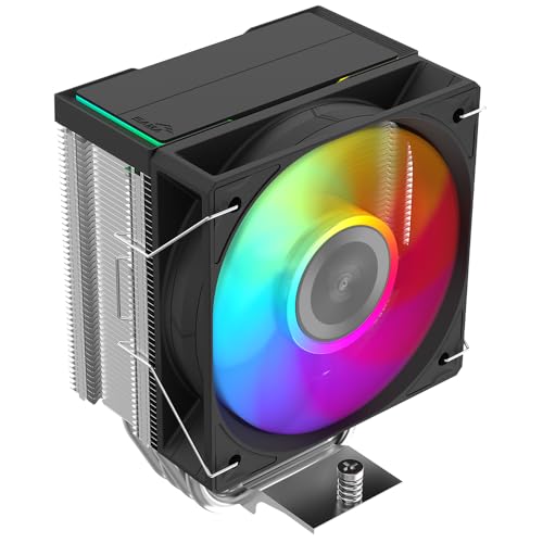 SAMA X40L kompakter CPU-Luftkühler – flacher Single-Tower und zwei ARGB-Lichtleisten mit 100-mm-PWM-Lüfter | 4 Direct-Touch-Heatpipes | Kompatibel mit Intel LGA1700/115X/1851 und AMD AM5/AM4 – Silber SAMA X40L kompakter CPU-Luftkühler – flacher Single-Tower und zwei ARGB-Lichtleisten mit 100-mm-PWM-Lüfter | 4 Direct-Touch-Heatpipes | Kompatibel mit Intel LGA1700/115X/1851 und AMD AM5/AM4 – Silber von SAMA