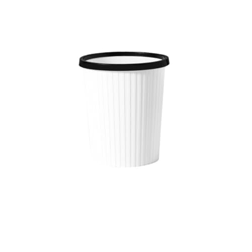 SAMCIOI Küchenabfalleimer, Papierkorb Haushaltsmülleimer Mit Druckring Toilette Badezimmer Wohnzimmer Küche Kreativer Papierkorb Großer Kapazität Schlafzimmerabfalleimer, Büroabfalleimer von SAMCIOI