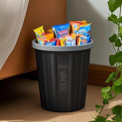 SAMCIOI Küchenabfalleimer, Papierkorb Küchenmülleimer Groß Haushalts-Großraumtoilette Badezimmer Wohnzimmer Kreativ Schwarz Büro Ohne Deckel Gewerblich Schlafzimmerabfalleimer, Büroabfalleimer SAMCIOI Küchenabfalleimer, Papierkorb Küchenmülleimer Groß Haushalts-Großraumtoilette Badezimmer Wohnzimmer Kreativ Schwarz Büro Ohne Deckel Gewerblich Schlafzimmerabfalleimer, Büroabfalleimer von SAMCIOI