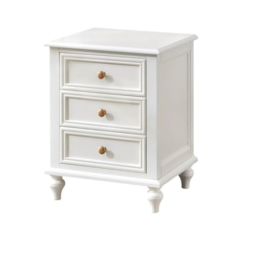 SAMCIOI Nachttisch/Sofatisch Home Weiß DREI Schublade Nachttisch Wohnzimmer Einfache Massivholz Lagerung Schrank Couchtisch SAMCIOI Nachttisch/Sofatisch Home Weiß DREI Schublade Nachttisch Wohnzimmer Einfache Massivholz Lagerung Schrank Couchtisch von SAMCIOI