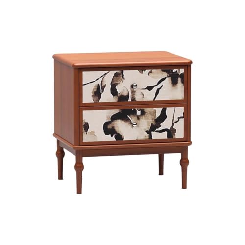 SAMCIOI Nachttisch/Sofatisch Kleiner Lagerschrank Aus Massivholz Im Nordischen Ländlichen Stil, Nachttisch for Zuhause, Schlafzimmer Couchtisch von SAMCIOI