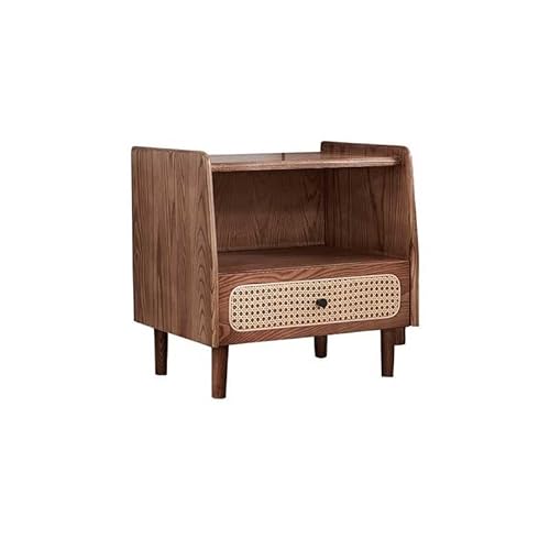 SAMCIOI Nachttisch/Sofatisch Nachttisch aus Holz, Rattan, for Zuhause, Hotel, Aufbewahrungsschrank, Wabi-Sabi-Stil, klein Couchtisch SAMCIOI Nachttisch/Sofatisch Nachttisch aus Holz, Rattan, for Zuhause, Hotel, Aufbewahrungsschrank, Wabi-Sabi-Stil, klein Couchtisch von SAMCIOI