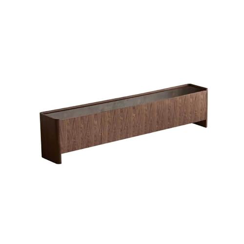 SAMCIOI TV-Konsole, Entertainment-Center ​​200cm Chinesischer Antikstil Vollmassivholz Aufbewahrungsschrank, Schwarze Nussbaumfarbe Wohnzimmer Ablagemöbel​ TV-Ständer fürs Wohnzimmer von SAMCIOI