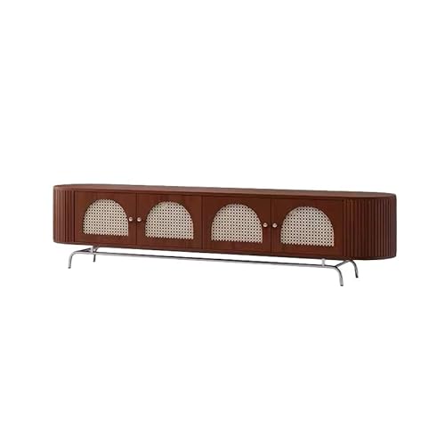 SAMCIOI TV-Konsole, Entertainment-Center 200x40x50cm Massivholz Rattan Wohnzimmer Entertainment Center, Wandmontierte Aufbewahrungsmöbel, TV-Schrank Geeignet for Hotels TV-Ständer fürs Wohnzimmer SAMCIOI TV-Konsole, Entertainment-Center 200x40x50cm Massivholz Rattan Wohnzimmer Entertainment Center, Wandmontierte Aufbewahrungsmöbel, TV-Schrank Geeignet for Hotels TV-Ständer fürs Wohnzimmer von SAMCIOI