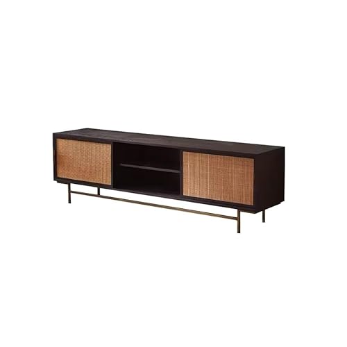 SAMCIOI TV-Konsole, Entertainment-Center 200x45x60cm Vintage Massivholz Rattan Unterhaltungszentrum Aufbewahrungs Vitrinenschrank Hotellerie Privathaushalt Wohnzimmer TV-Ständer fürs Wohnzimmer SAMCIOI TV-Konsole, Entertainment-Center 200x45x60cm Vintage Massivholz Rattan Unterhaltungszentrum Aufbewahrungs Vitrinenschrank Hotellerie Privathaushalt Wohnzimmer TV-Ständer fürs Wohnzimmer von SAMCIOI