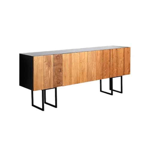 SAMCIOI TV-Konsole, Entertainment-Center Einfache Wohnzimmer TV Schrank Haushalt Massivholz Esszimmer Sideboard Tee Schrank Eingang Schrank TV-Ständer fürs Wohnzimmer von SAMCIOI