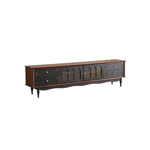 SAMCIOI TV-Konsole, Entertainment-Center Retro Massivholz TV Schrank Lagerschrank Wohnzimmer Wandschrank TV-Ständer fürs Wohnzimmer SAMCIOI TV-Konsole, Entertainment-Center Retro Massivholz TV Schrank Lagerschrank Wohnzimmer Wandschrank TV-Ständer fürs Wohnzimmer von SAMCIOI