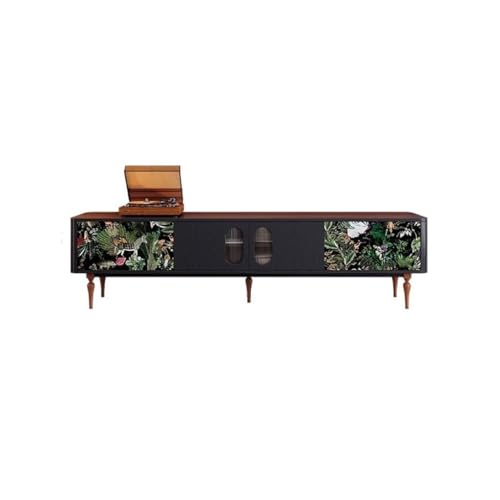 SAMCIOI TV-Konsole, Entertainment-Center Wohnzimmer Hause Esche Holz Tv-Schrank Schlafzimmer Massivholz Lagerschrank TV-Ständer fürs Wohnzimmer von SAMCIOI