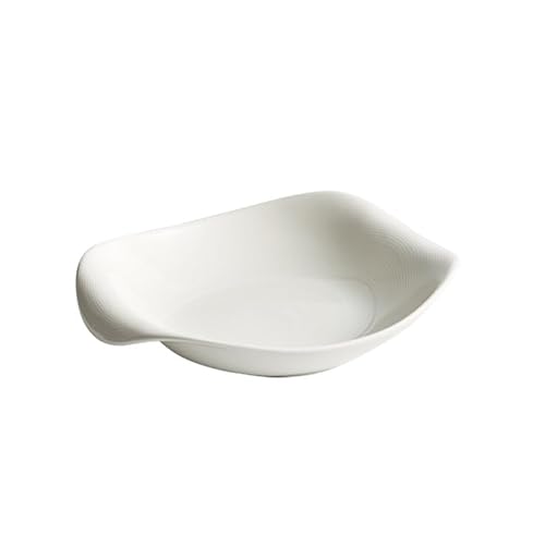 Stapelbare Moderne Essteller 9,5-zoll Western Steak Abendessen Platte Haushalt Keramik Hotel Geschirr Weiß Tiefe Suppe Gericht Restaurant Stapelbare Moderne Essteller 9,5-zoll Western Steak Abendessen Platte Haushalt Keramik Hotel Geschirr Weiß Tiefe Suppe Gericht Restaurant von SAMCIOI